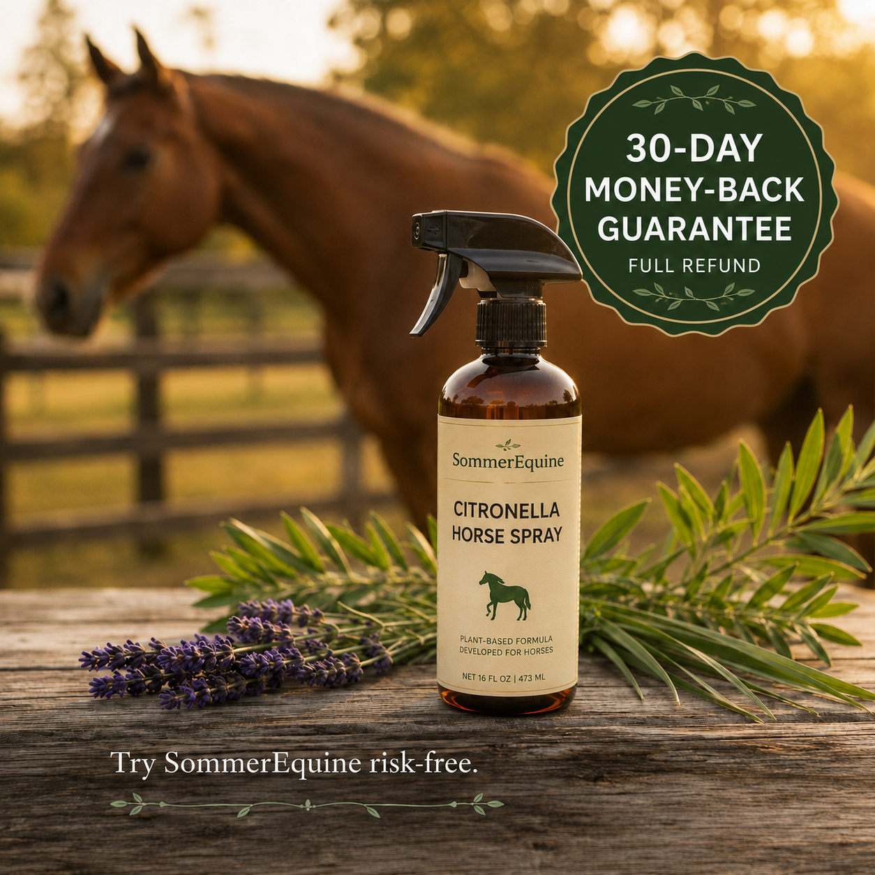 SommerEquine Horse & Pony Bug Repellent Spray
