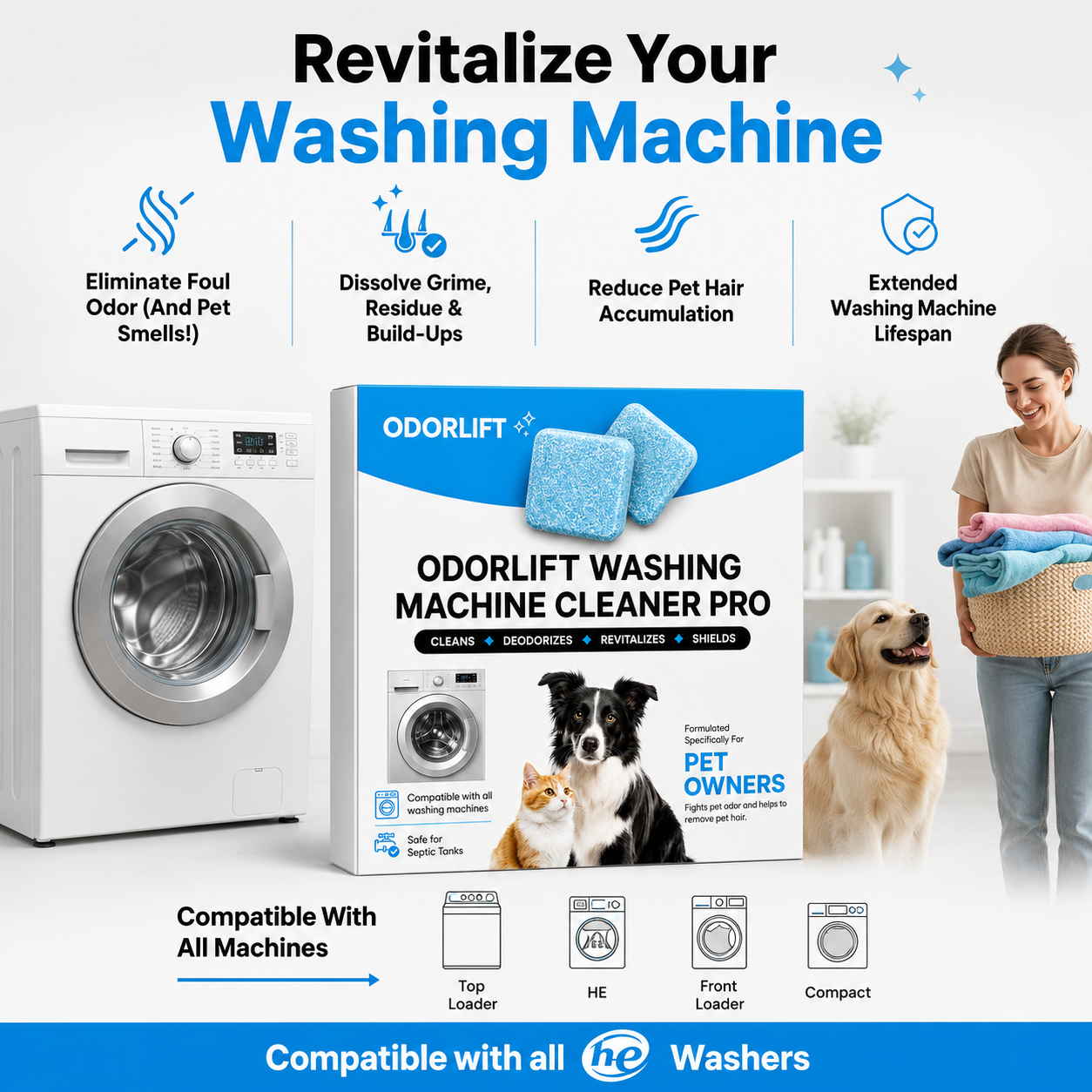 OdorLift Washing Machine Cleaner