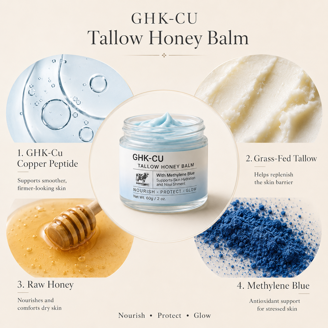 Tallow Peptide Balm