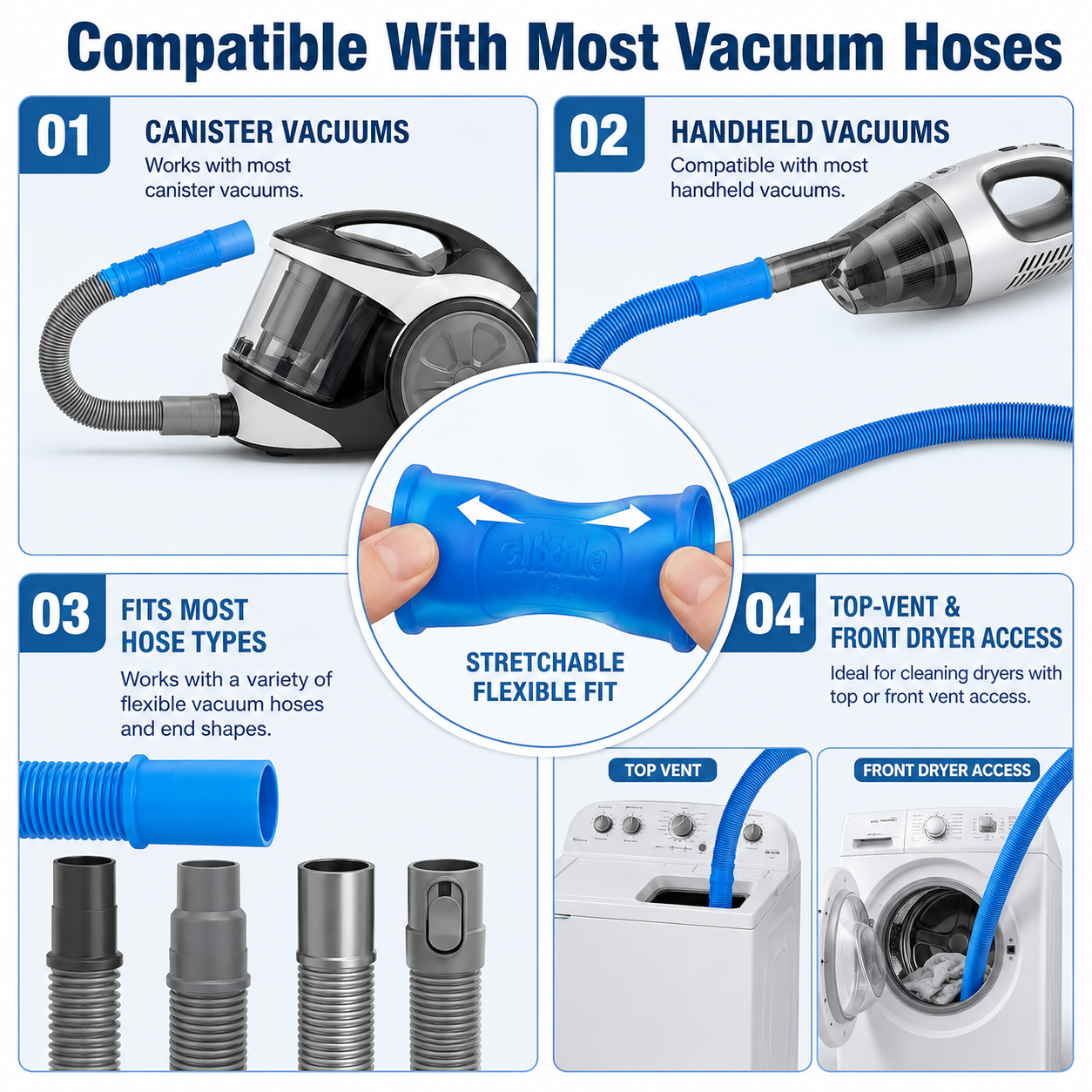 LintReach Dryer Vent Cleaning Attachment