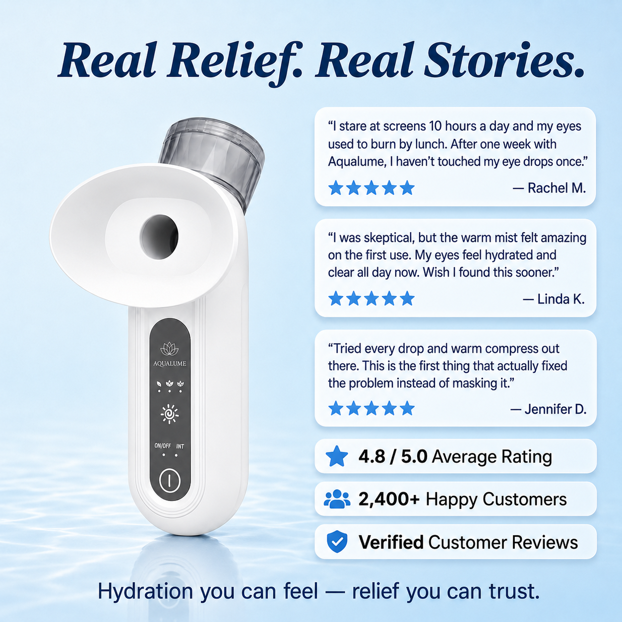 Aqualume™ Eye Steamer Wand