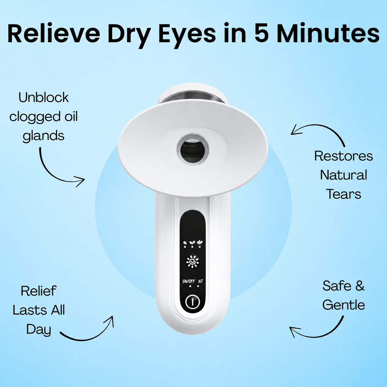 Aqualume™ Eye Steamer Wand